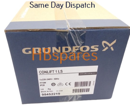 GRUNDFOS 98452219 CONLIFT 1 LS CONDENSATE PUMP P75W IP20 50HZ 220-240V BNIB